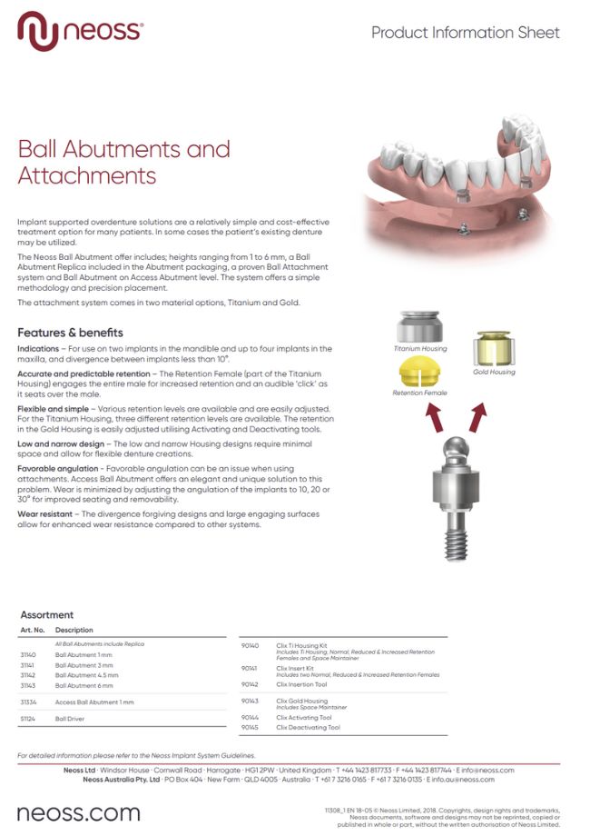 Ball Abutments