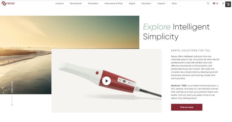 Die Neoss® Group – jetzt mit neuer Website und integriertem Online-Store – neoss.com